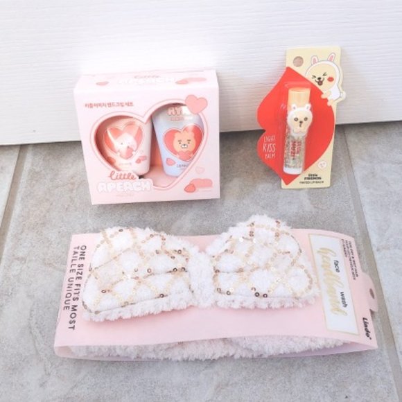 NEW Korean Beauty Products KakaoTalk Lip Tint Hand Cream Face Wash Headband - Picture 4 of 4